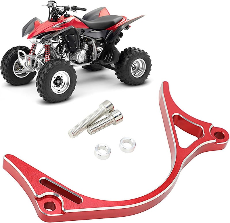 Wacece ATV Case Saver Engine Case Guard CNC for Sportrax 400 TRX 400X 2009 2012-2014 TRX 400EX 1999-2008 Red - Image 1